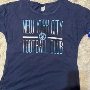 Navy Blue Kids New York City Football Club Shirt